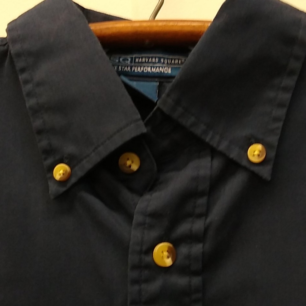 Navy blue button down - Picture 3 of 5